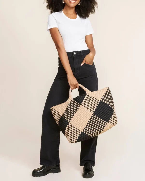 St. Barths Large Tote Plaid^NAGHEDI Clearance