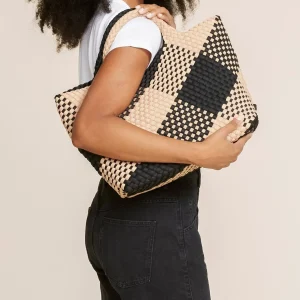 St. Barths Medium Tote Plaid^NAGHEDI Discount