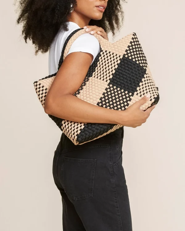 St. Barths Medium Tote Plaid^NAGHEDI Discount